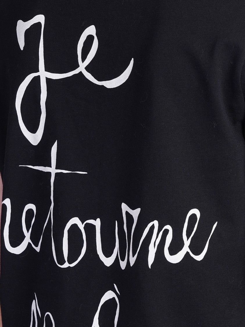 Blumarine Artistic Printed T-Shirt With Logo Detail