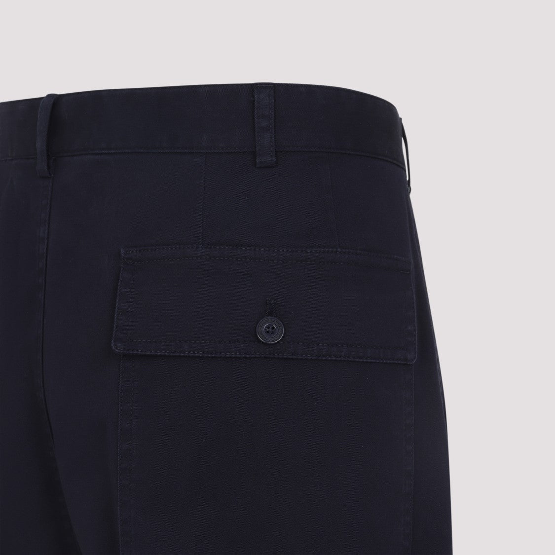 Ralph Lauren X Purple Label Tailored Black Trousers With Flap Pockets