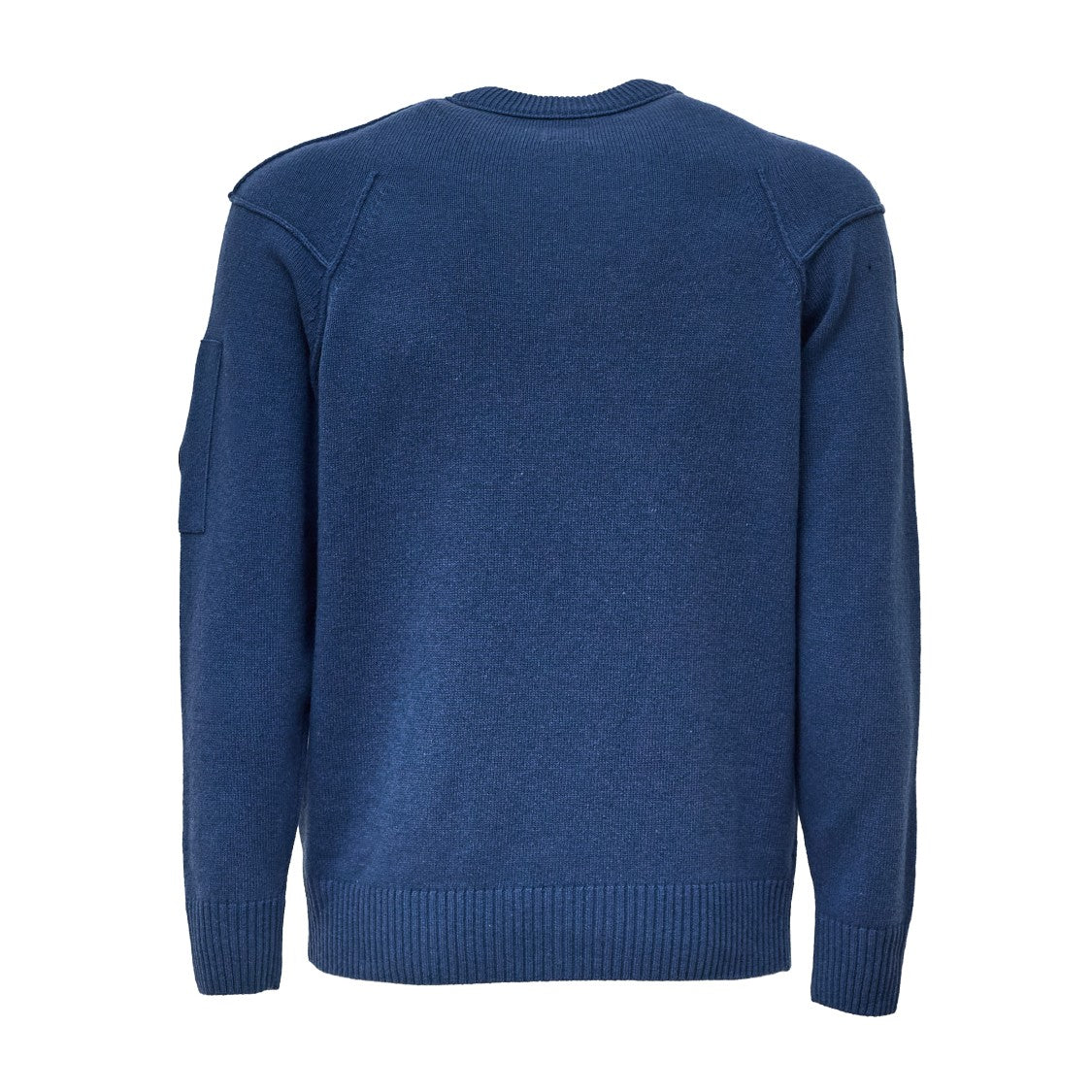 C.P. Company Fine-Gauge Lambswool Crewneck Sweater With Iconic Lens Detail