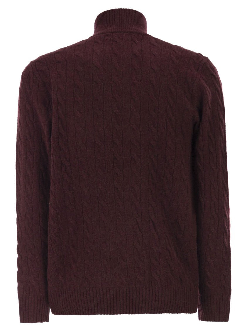 Polo Ralph Lauren Wool And Cashmere Cable Knit Jumper