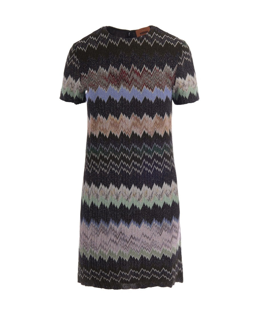 Missoni Multicolor Lamé Viscose Dress