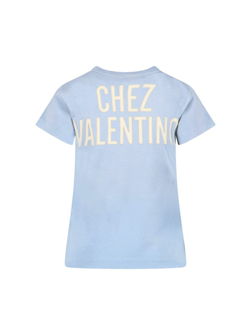 Valentino "Chez" T-Shirt Light Blue