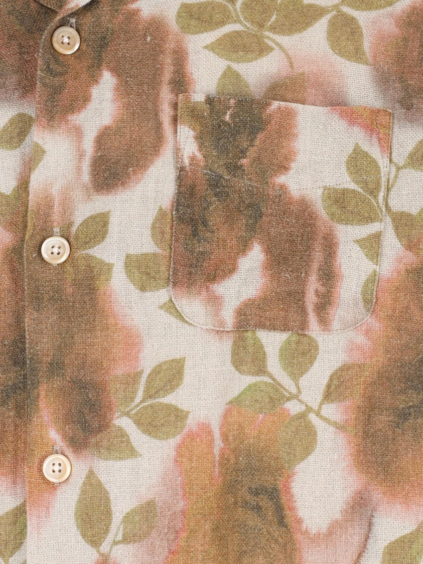 Our Legacy Floral Relaxed-Fit Shirt With Classic Collar