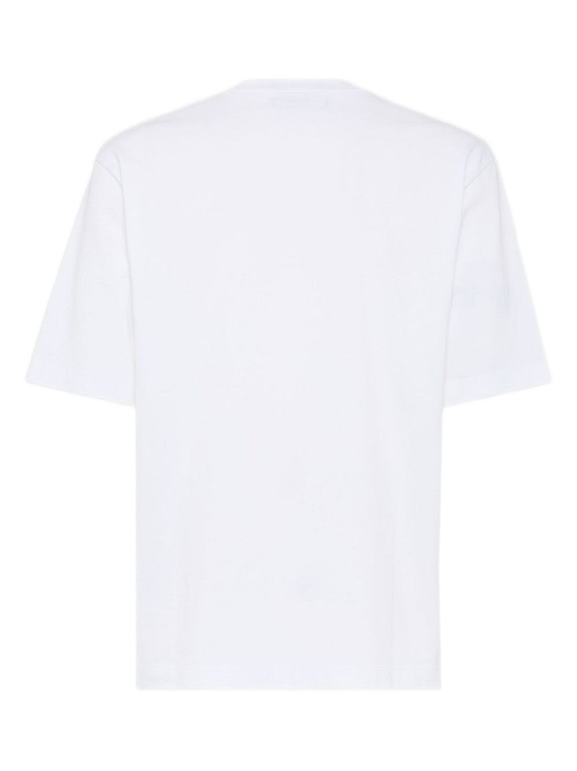 Dsquared2 White Graphic Print Short-Sleeve Crew Neck T-Shirt