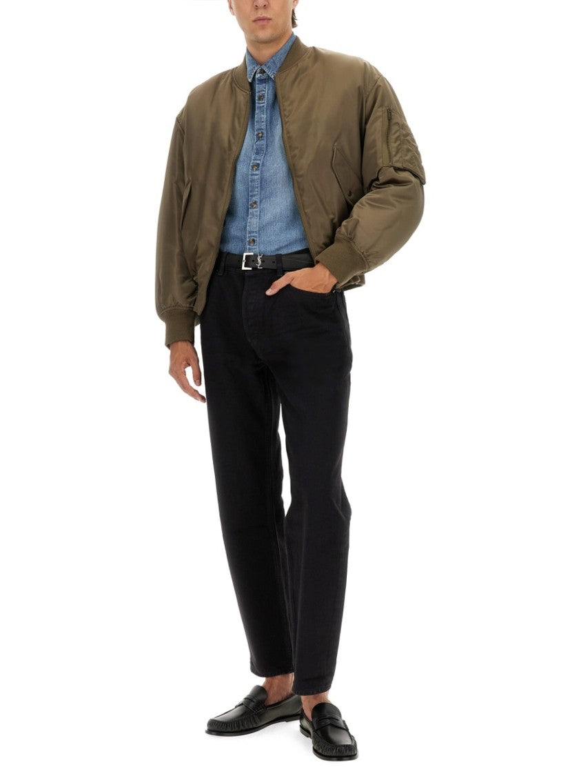 Saint Laurent Water-Repellent Bomber Jacket