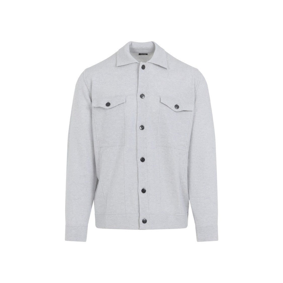 Kiton Grey Cashmere Jacket
