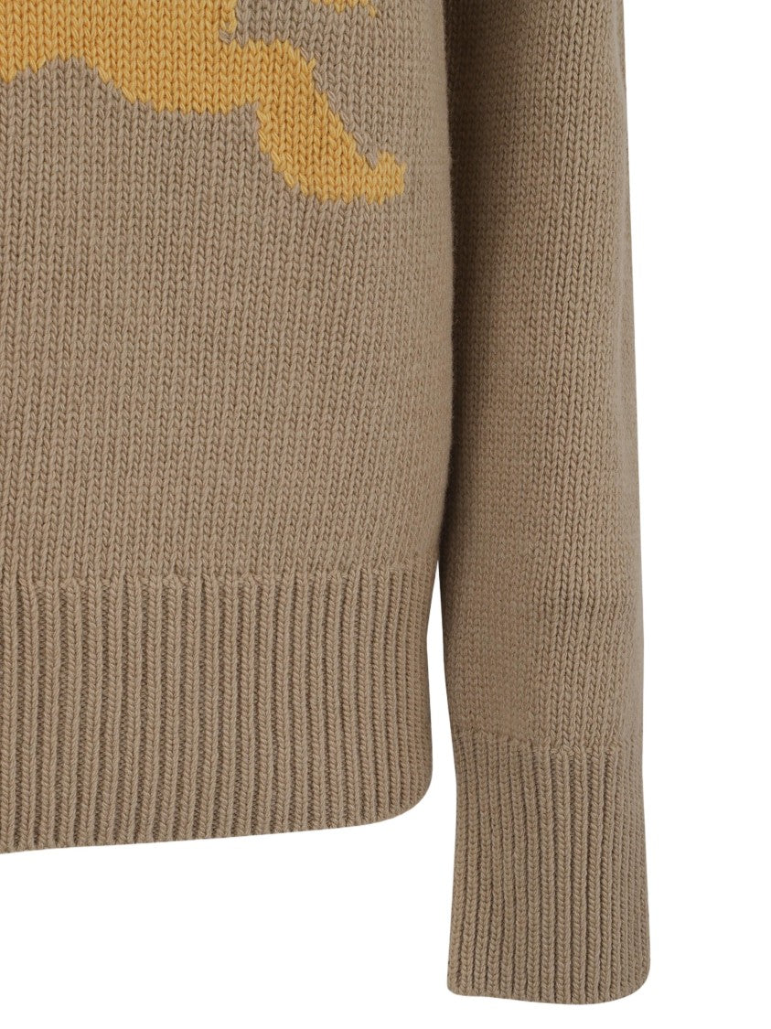 Burberry Brown Wool Blend Sweater