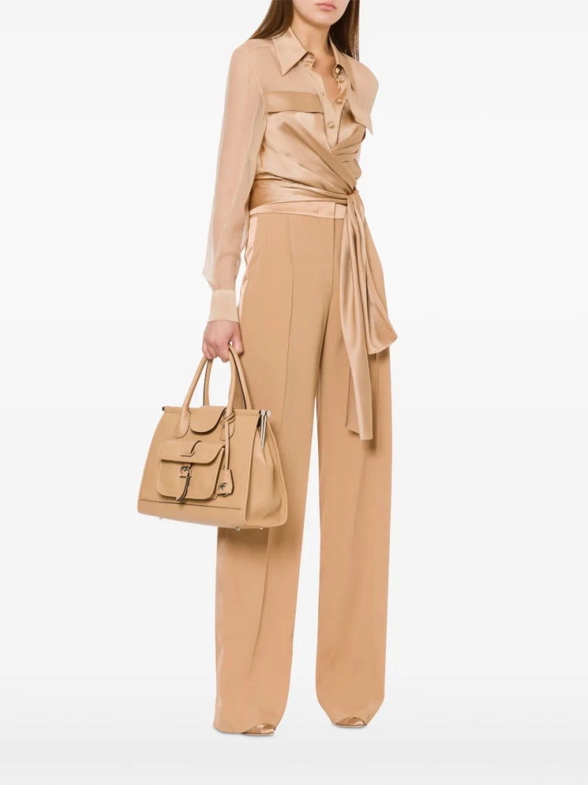 Alberta Ferretti Straight-Leg Tailored Minimalist Design Pants