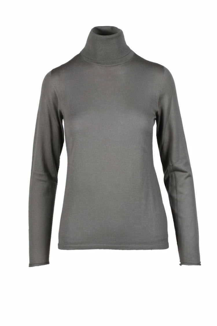 Le Tricot Perugia Underlayer Sweater - Grey