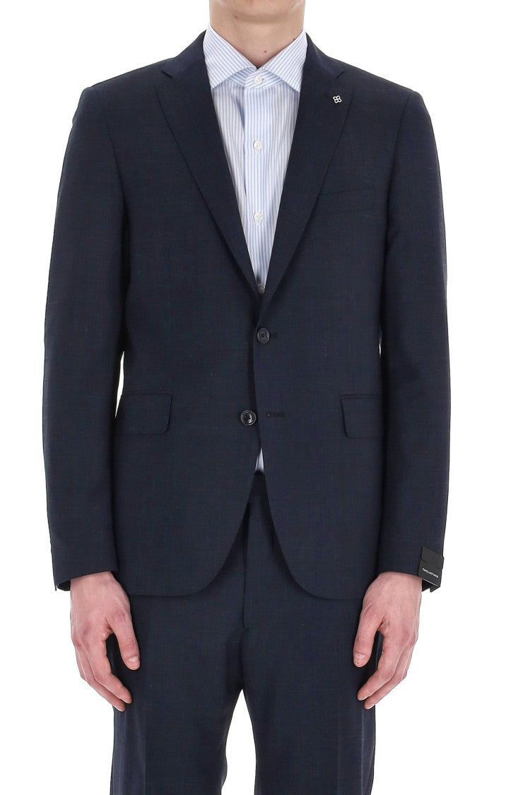 Tagliatore Bruce Line Wool-Linen Comfort Dress