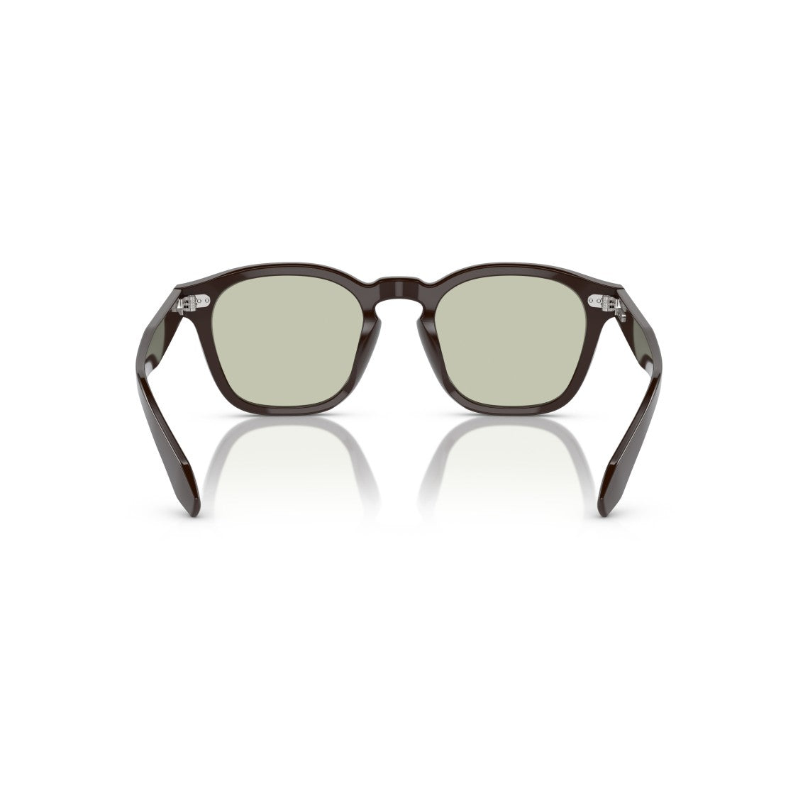 Oliver Peoples 0Ov5527u Classic Square Frame Acetate Sunglasses With Metallic Accents
