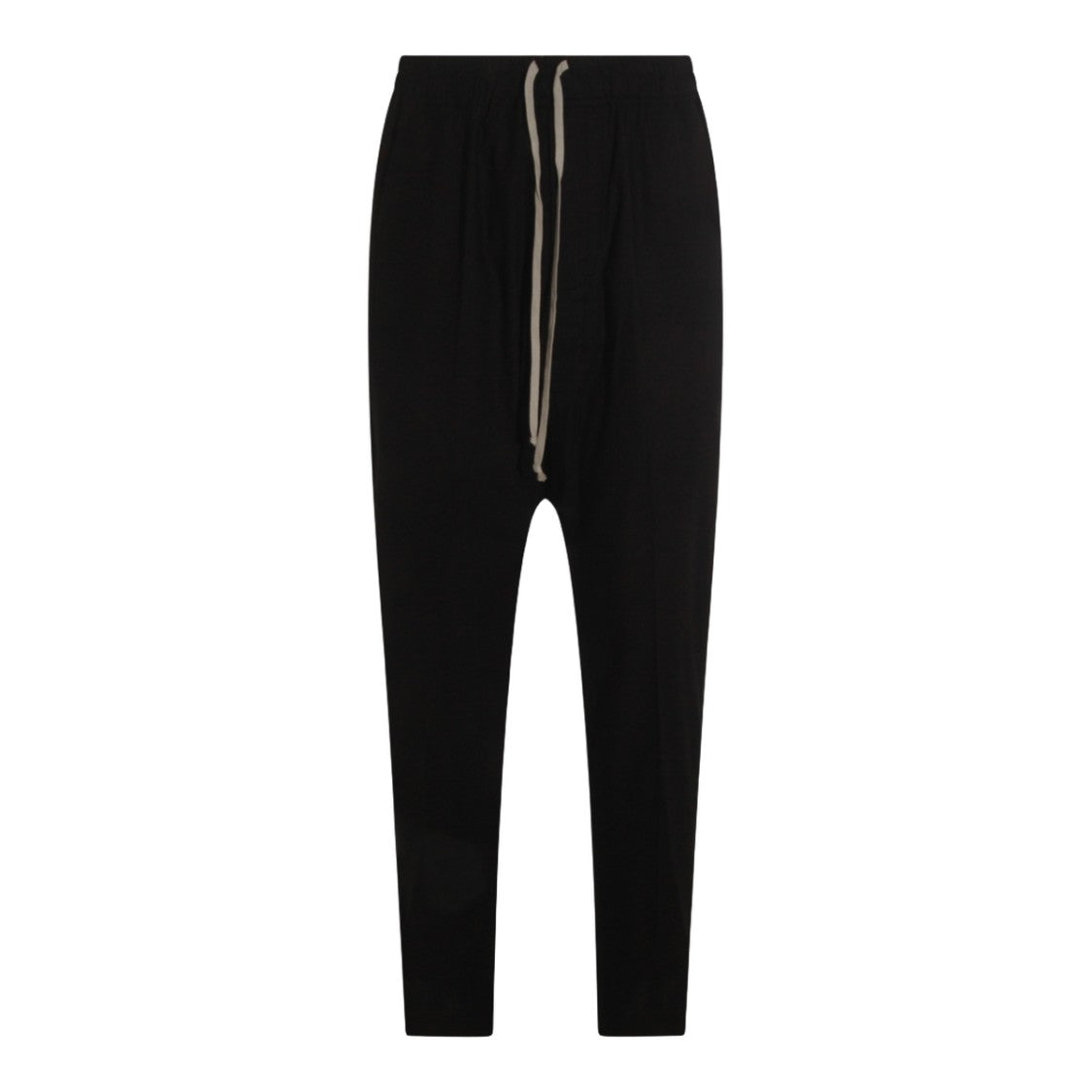 Rick Owens Relaxed Fit Trousers With Dropped Crotch