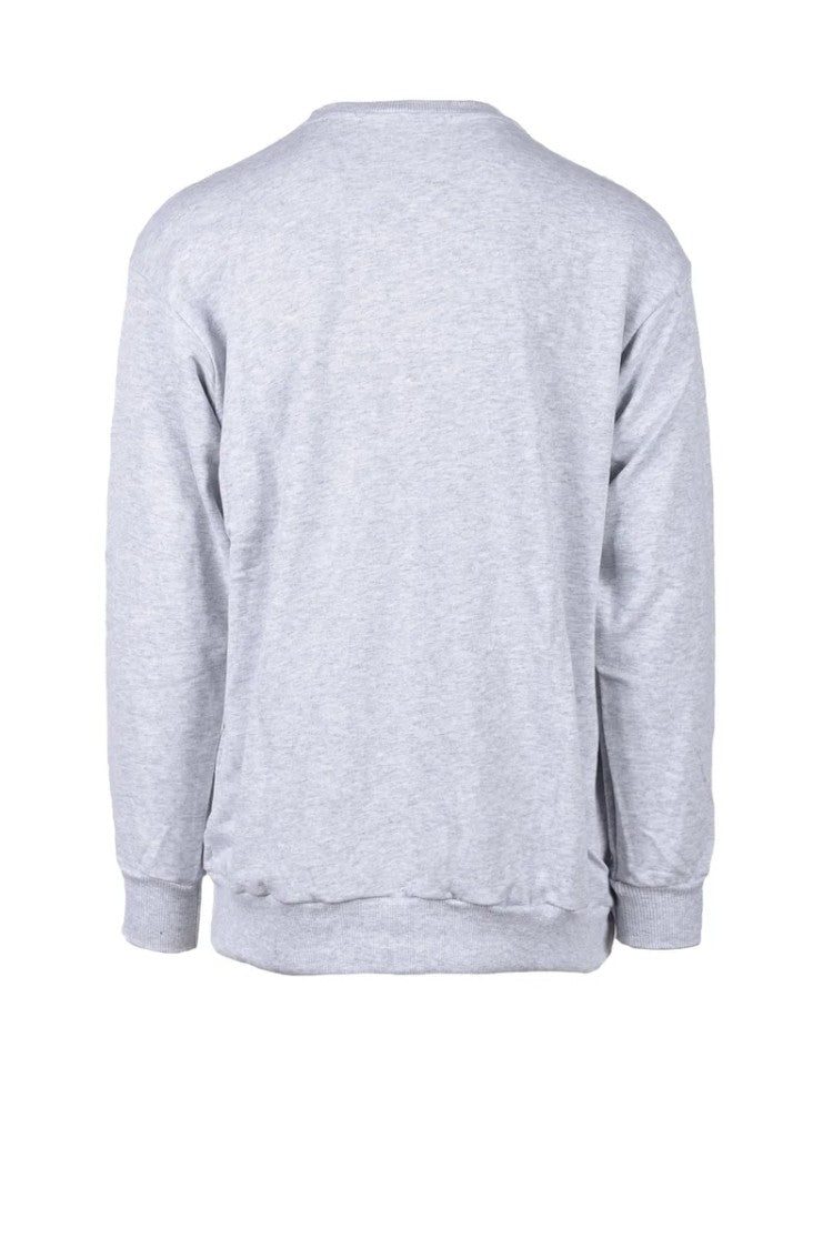 Paciotti 4Us Grey Stripe Cotton Sweatshirt