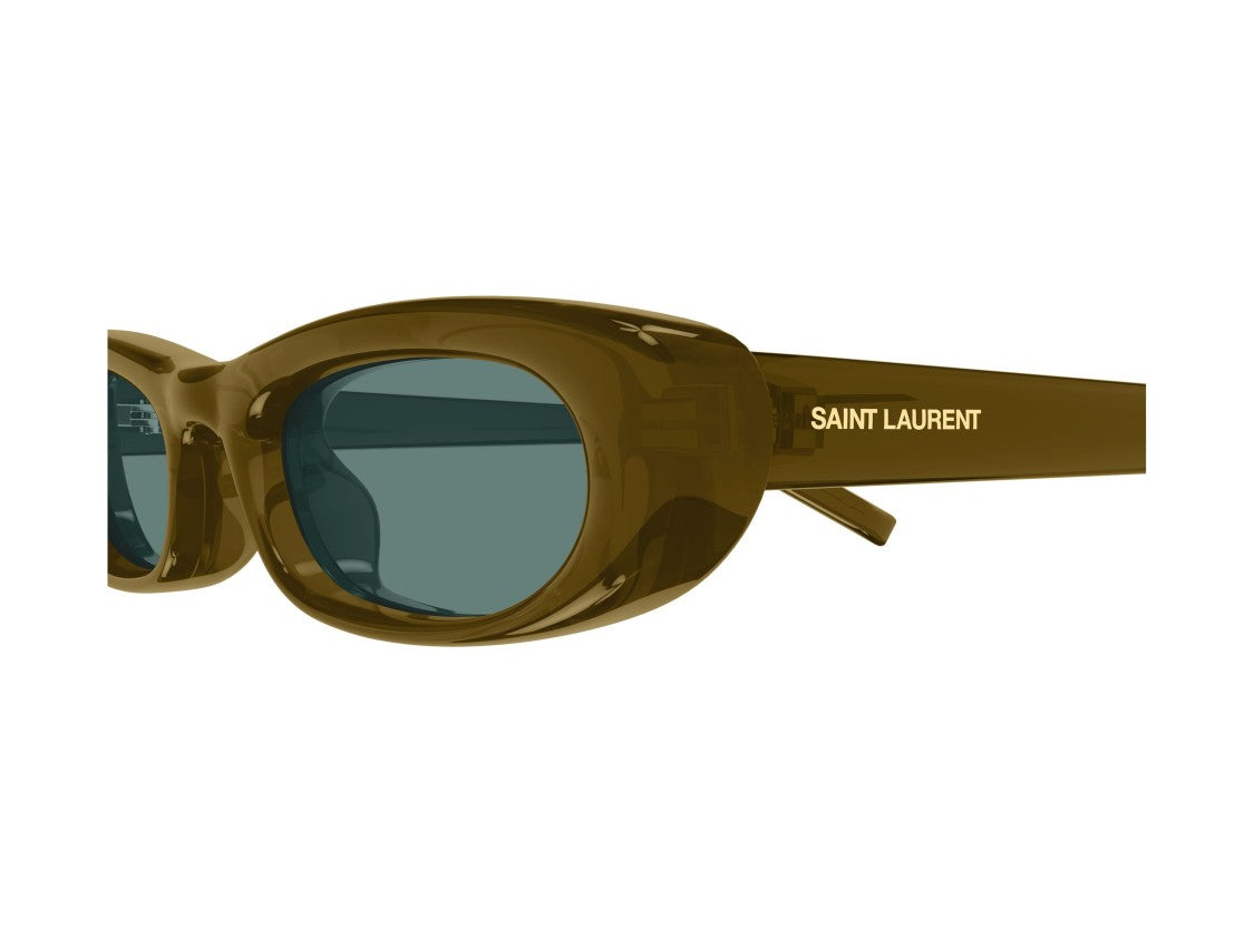 Saint Laurent Sl 557 Shade Plump Rounded Rectangular Sunglasses