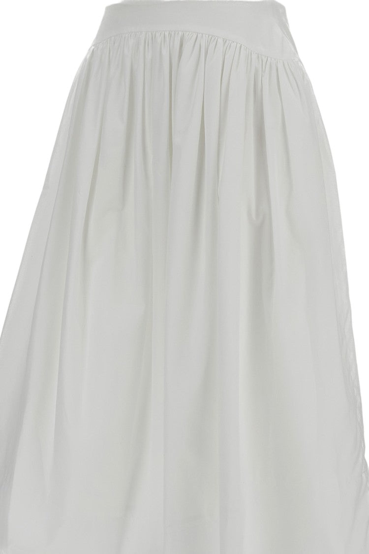 Simone Rocha White Basque Full Voluminous Mini Skirt