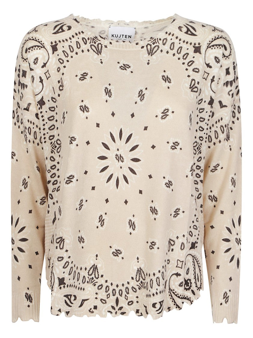 Kujten Mela Abba Bandana Bico Cashmere Sweater