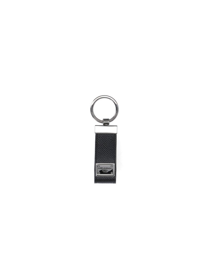 Dolce & Gabbana Dauphine Leather Keychain
