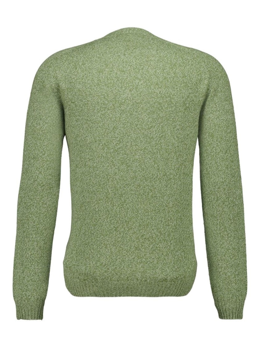 Boglioli Speckled Effect Wool-Cashmere Crew Neck Sweater