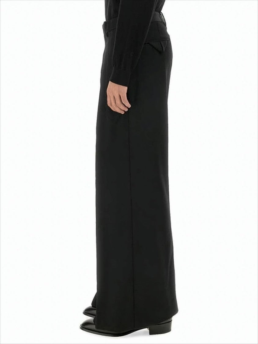 Sasquatchfabrix Wide-Leg Suit Pants With Tailored Finish