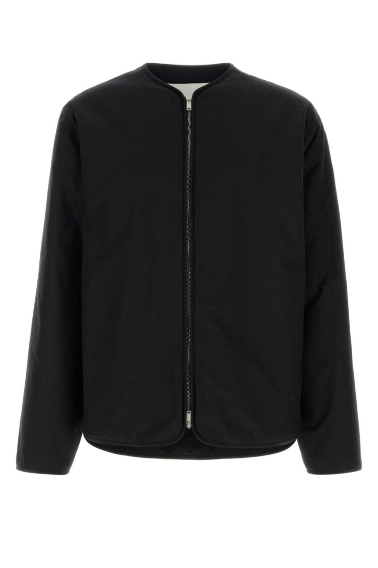 Jil Sander Black Cotton Padded Jacket
