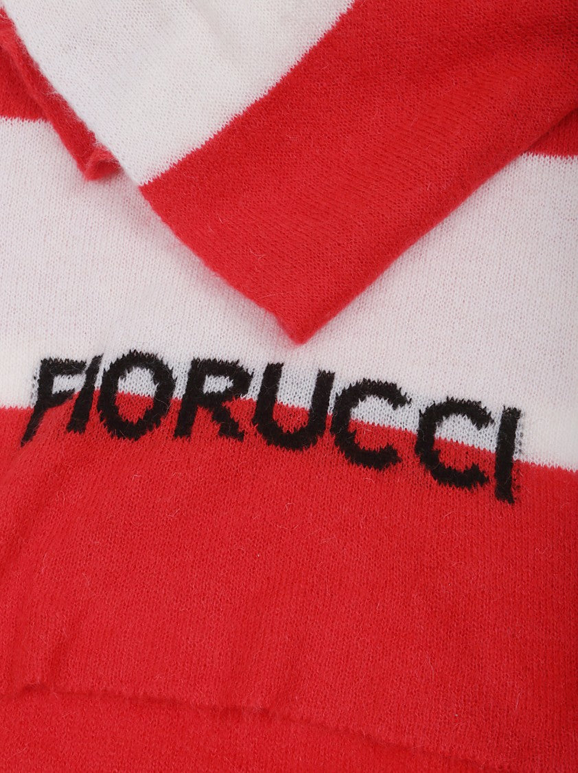 Fiorucci Rectangular Red Scarf