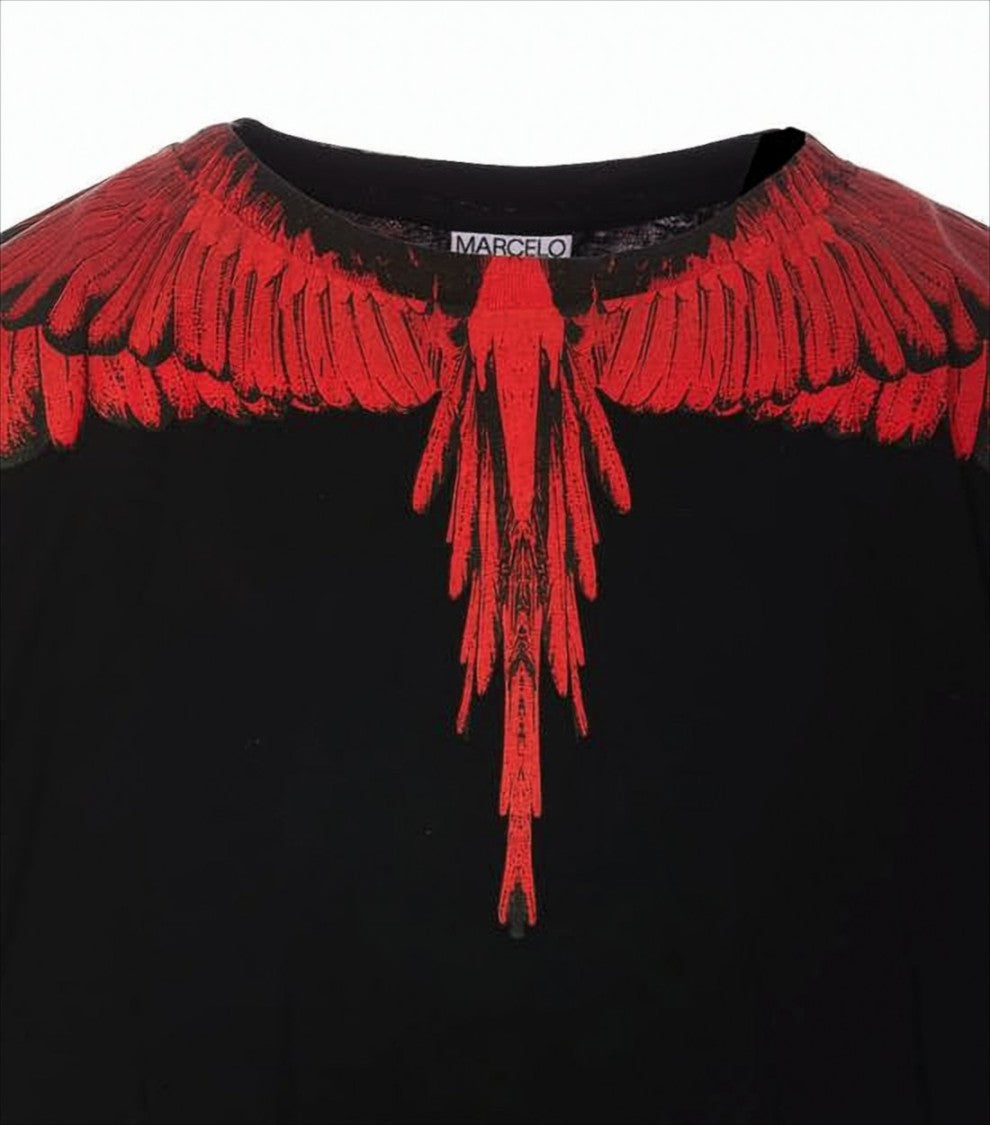 Marcelo Burlon Black Cotton T-Shirt