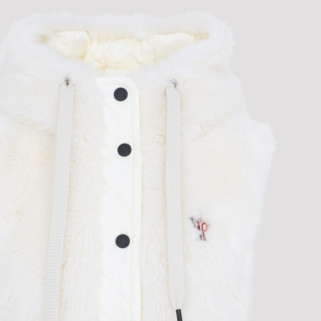 Moncler Grenoble White Arve Vest