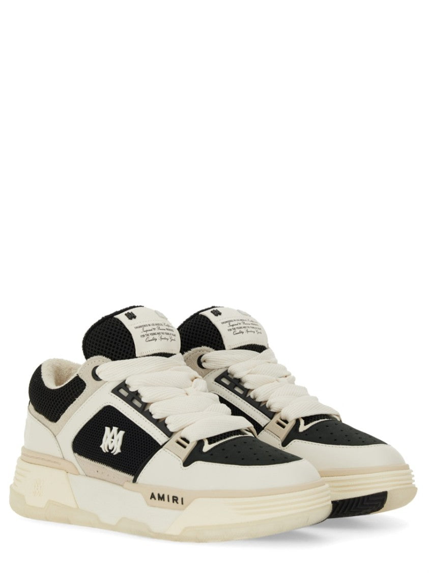 Amiri Neutrals Ma-1 Layered Panels Leather Sneakers