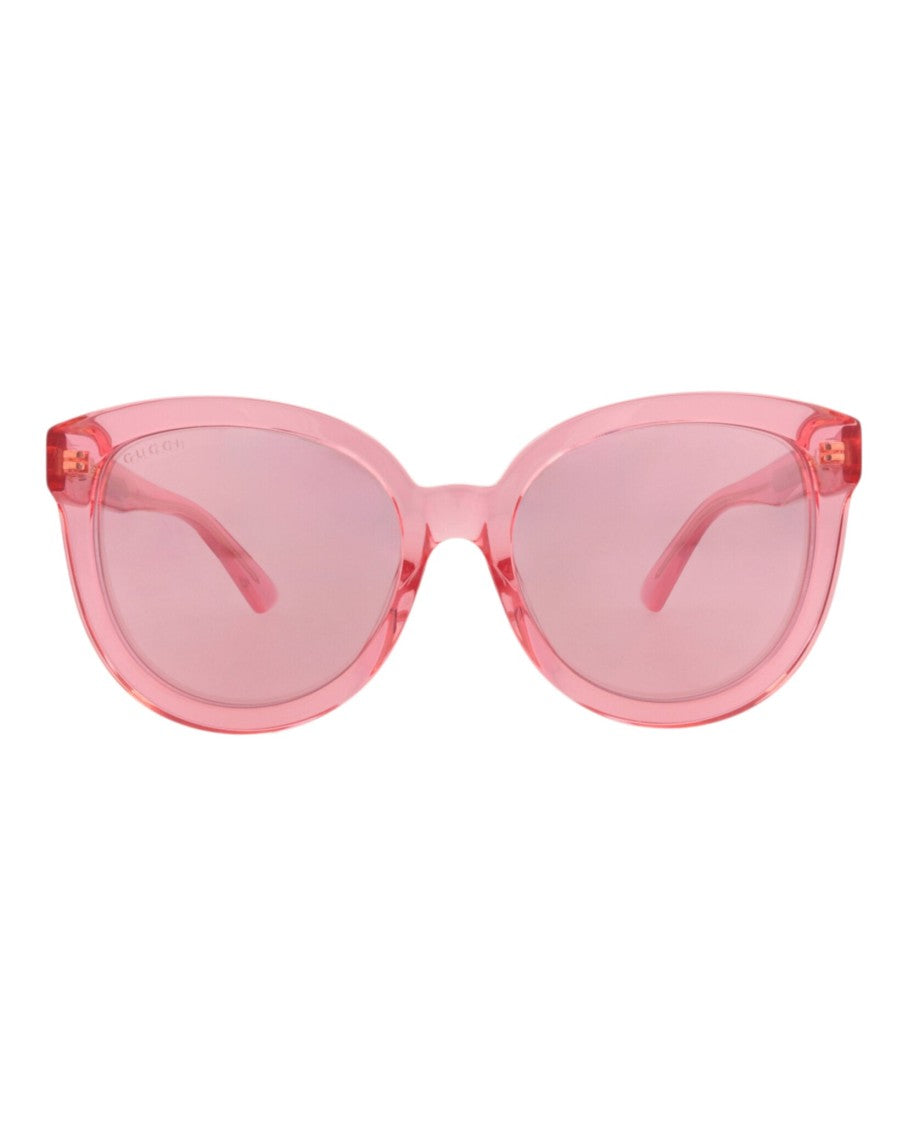 Gucci Round-Frame Recycled Acetate Sunglasses