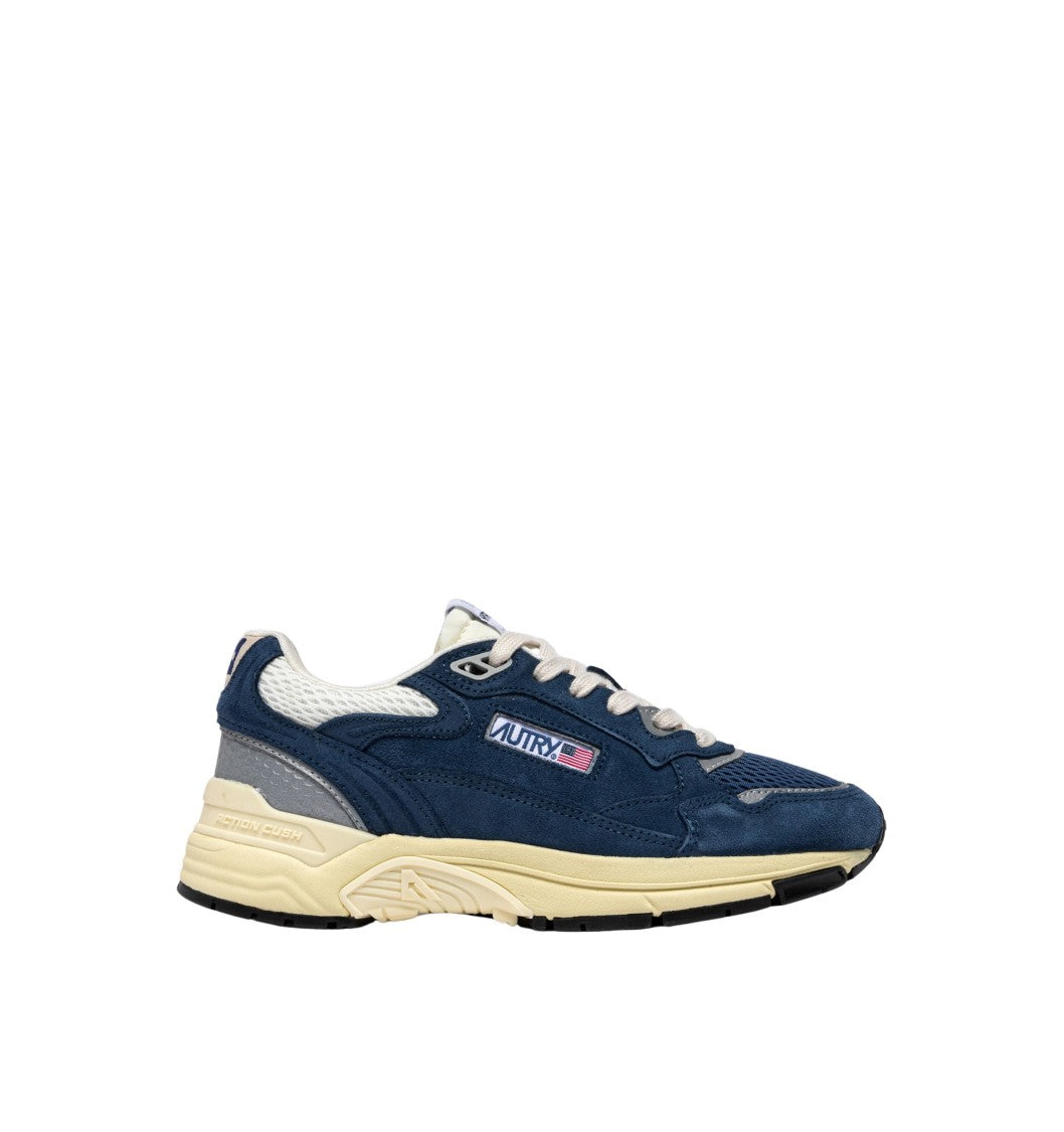 Autry Hyperway Lowsuede Mesh Enblue Silv Sneakers