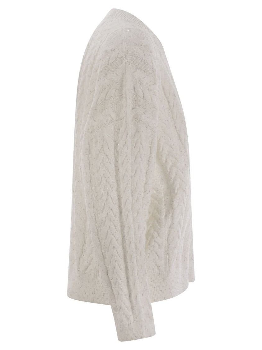 Brunello Cucinelli Dazzling Double Cable Cotton Jersey