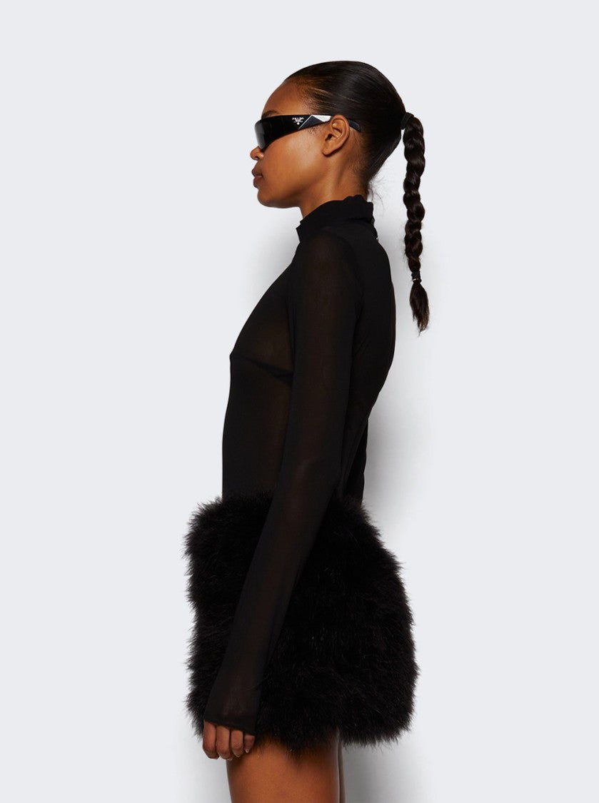 The New Arrivals By Ilkyaz Ozel Elly Mini Dress Mystere Black