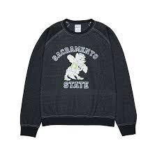 Wild Donkey Winged Donkey Graphic Print Long-Sleeved Sweatshirt