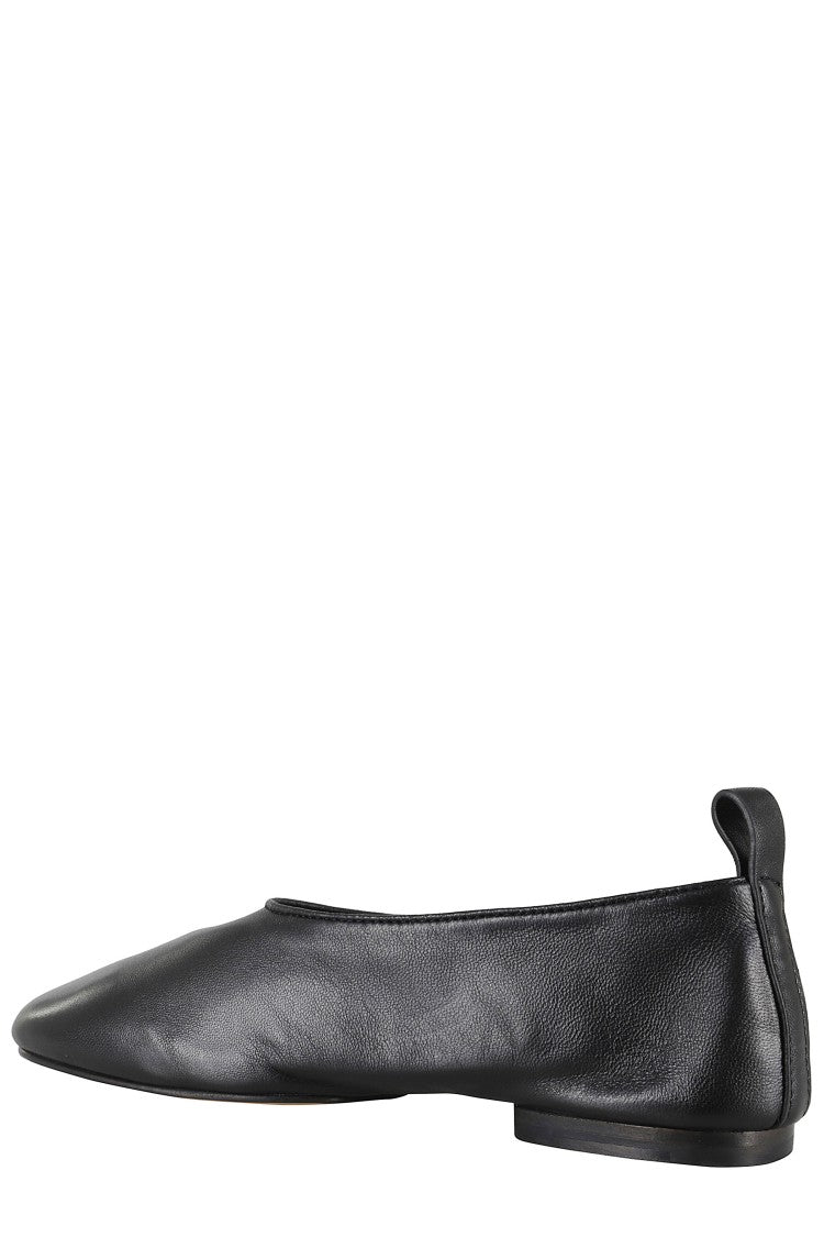 Soeur Smooth Lambskin Leather Bala Ballerina Flat