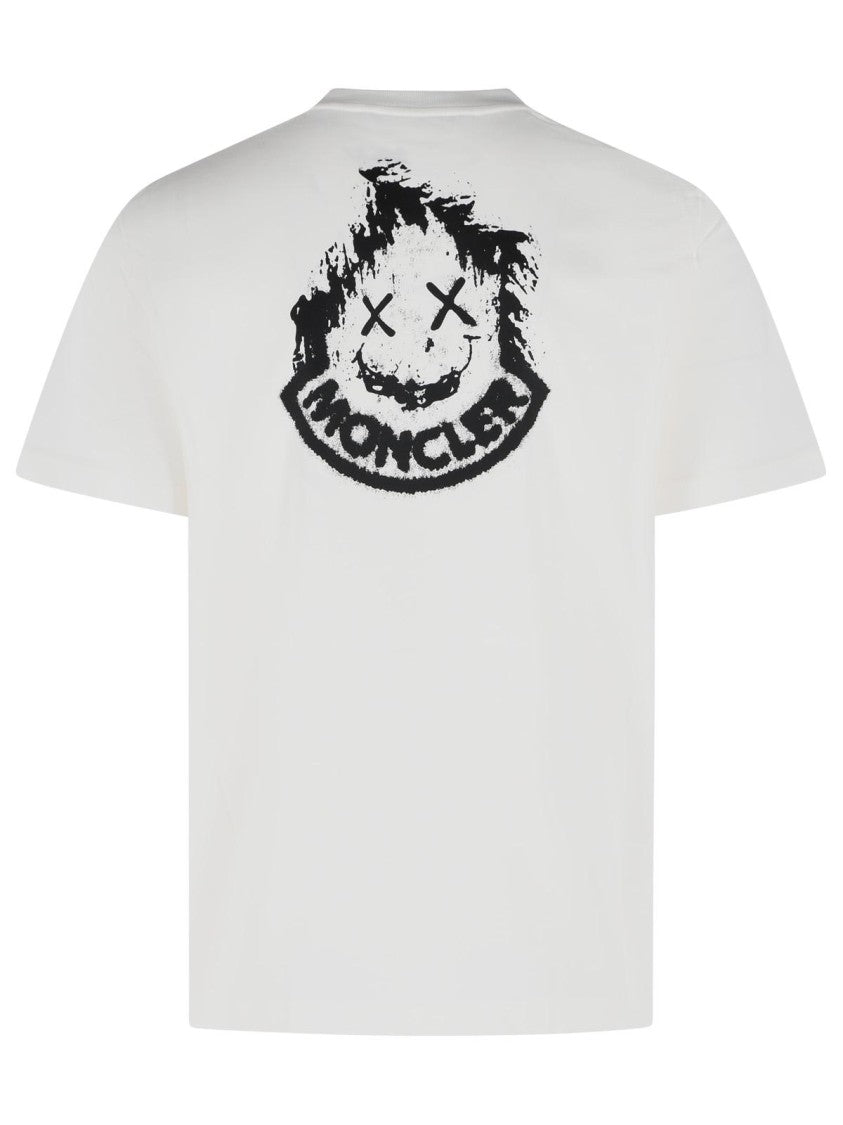 Moncler White Cotton T-Shirt