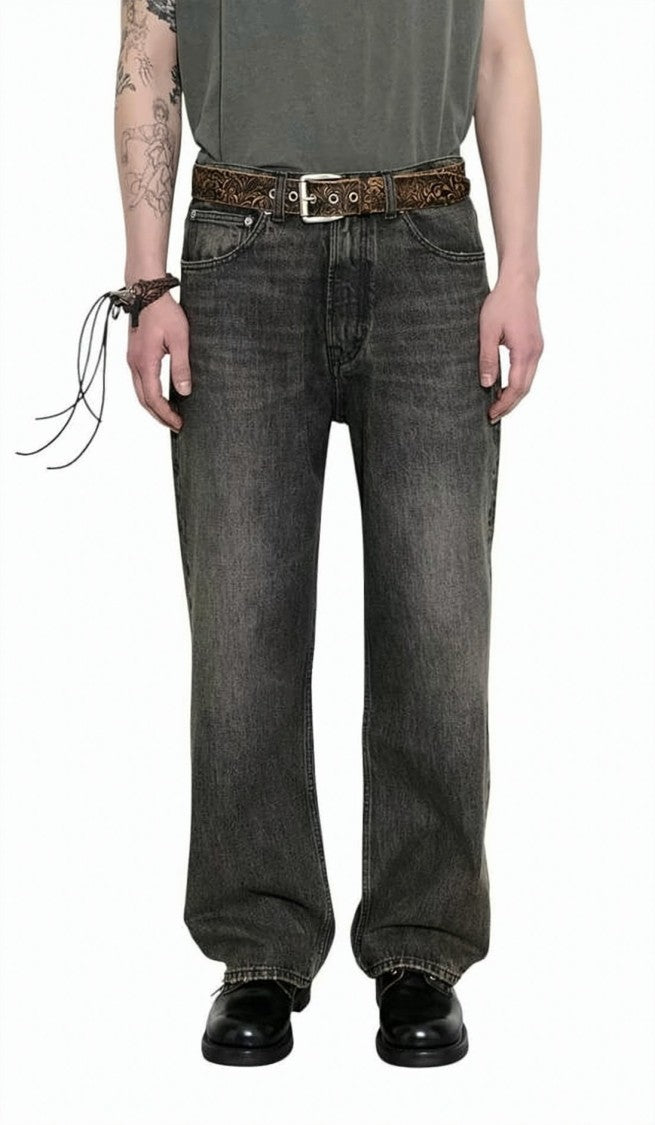 Our Legacy Wide-Leg Denim Pants With Vintage-Inspired Wash