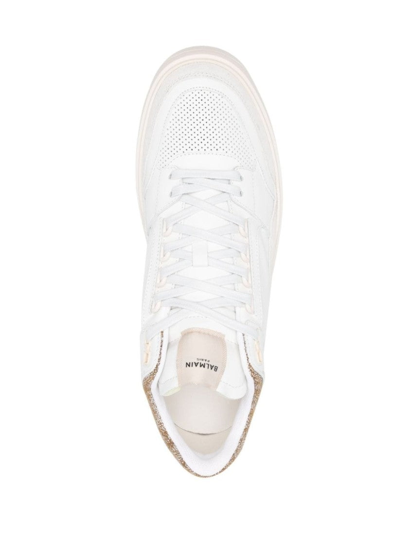Balmain B-Court Mid-Top Sneakers
