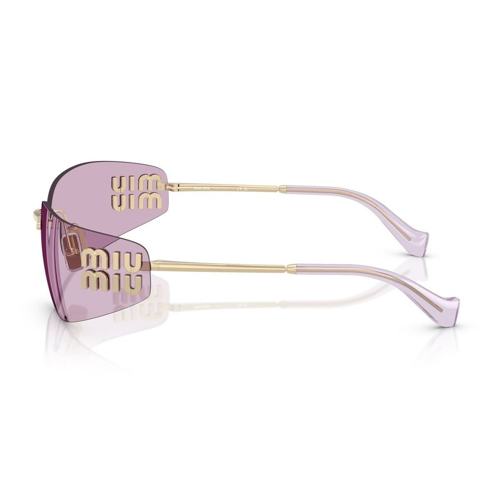 Miu Miu 0Mu A51s Aube Ultra-Light Wraparound Sunglasses