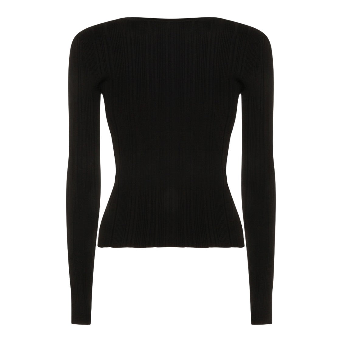 Self-Portrait Fitted Long-Sleeve Top