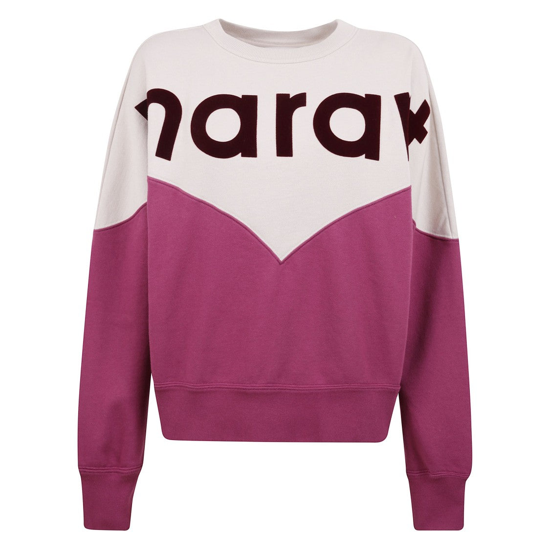 Isabel Marant Étoile Two-Tone Logo Sweatshirt