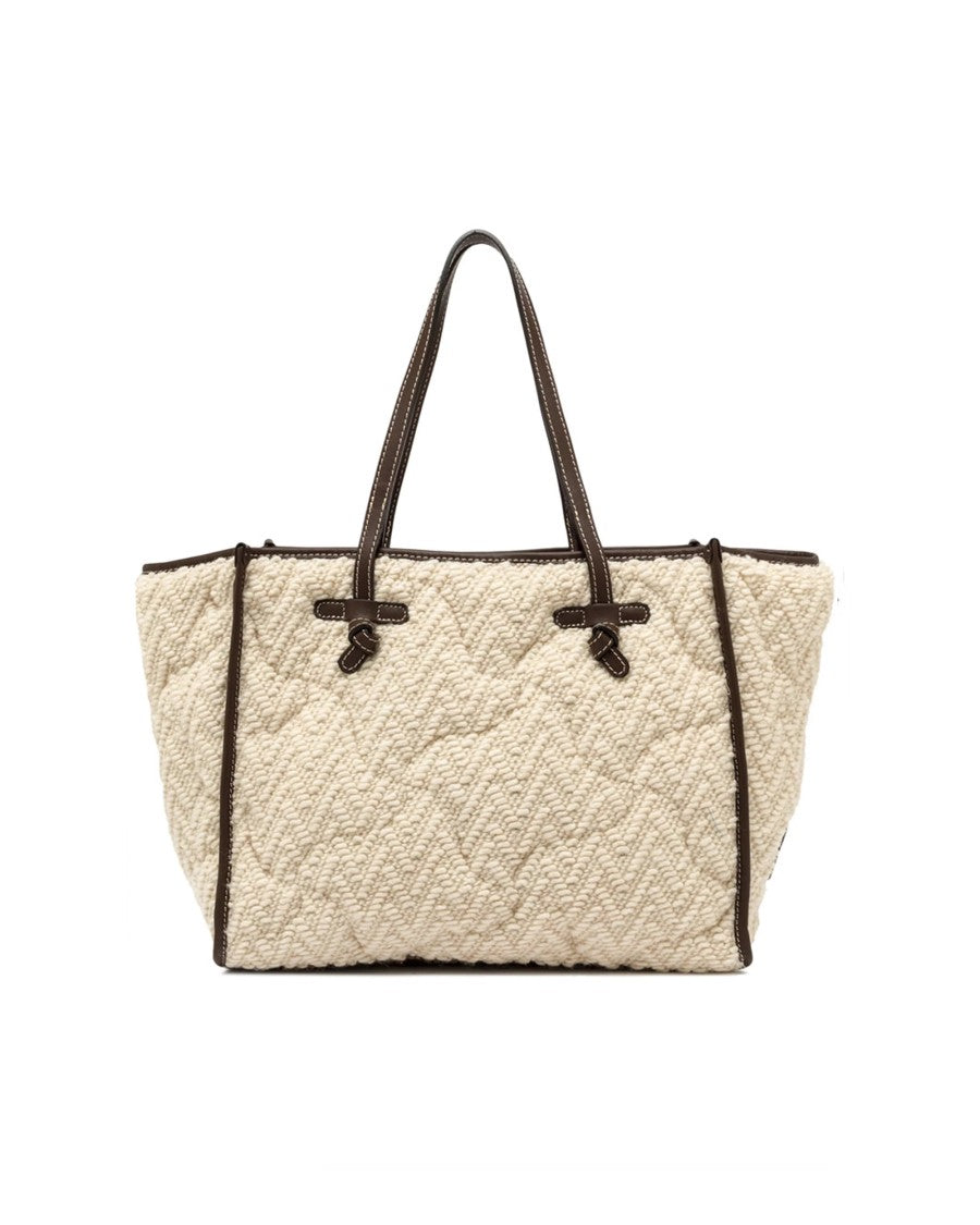 Marcella Club X Gianni Chiarini Marcella Shoulder Bag In Panna