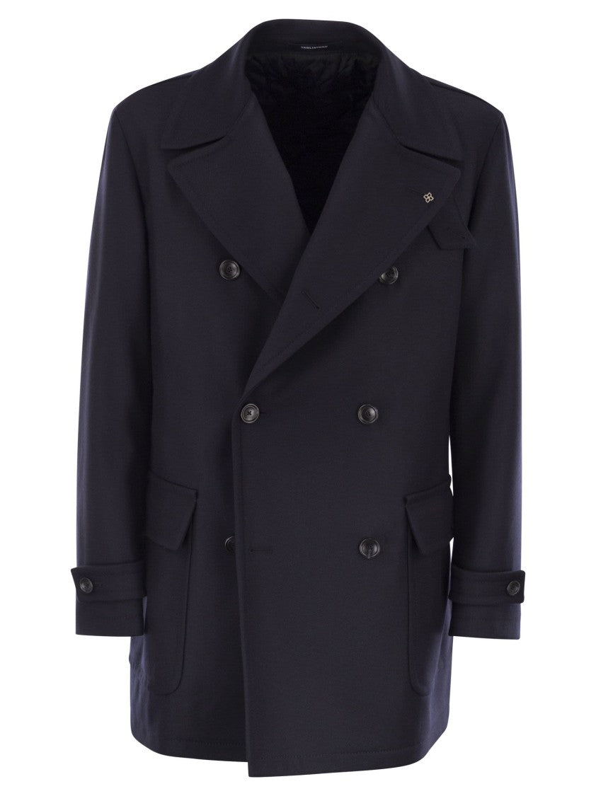 Tagliatore Lawrence - Double-Breasted Coat In Virgin Wool