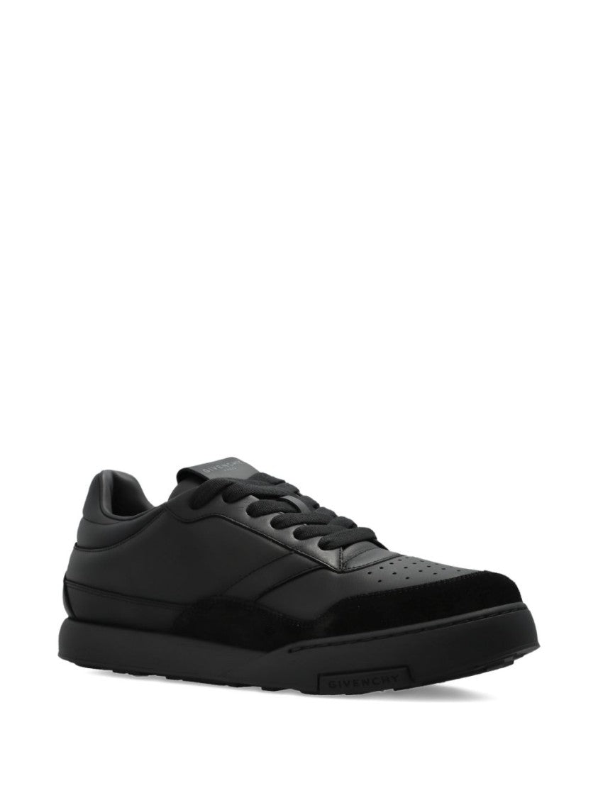 Givenchy Black Calf Leather Low-Profile Flat Shoes