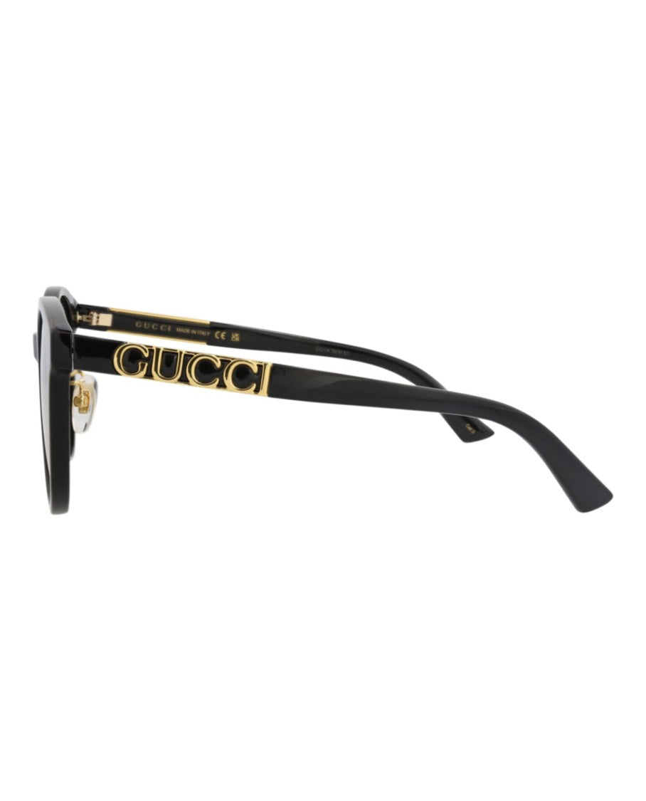 Gucci Round-Frame Acetate Sunglasses