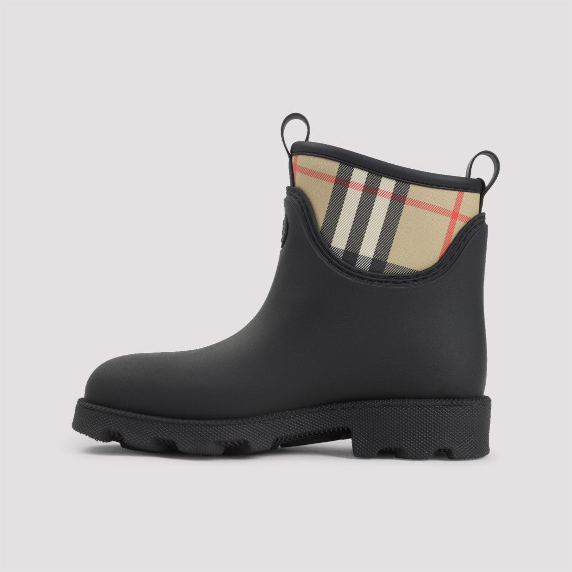 Burberry Ankle Boots With Black Rubber Exterior