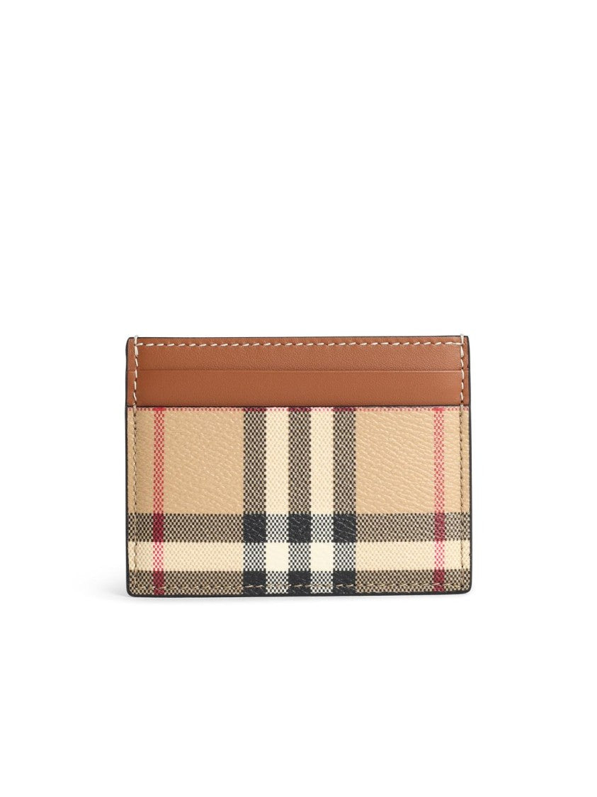 Burberry Minimalist Beige Tela Cardholder