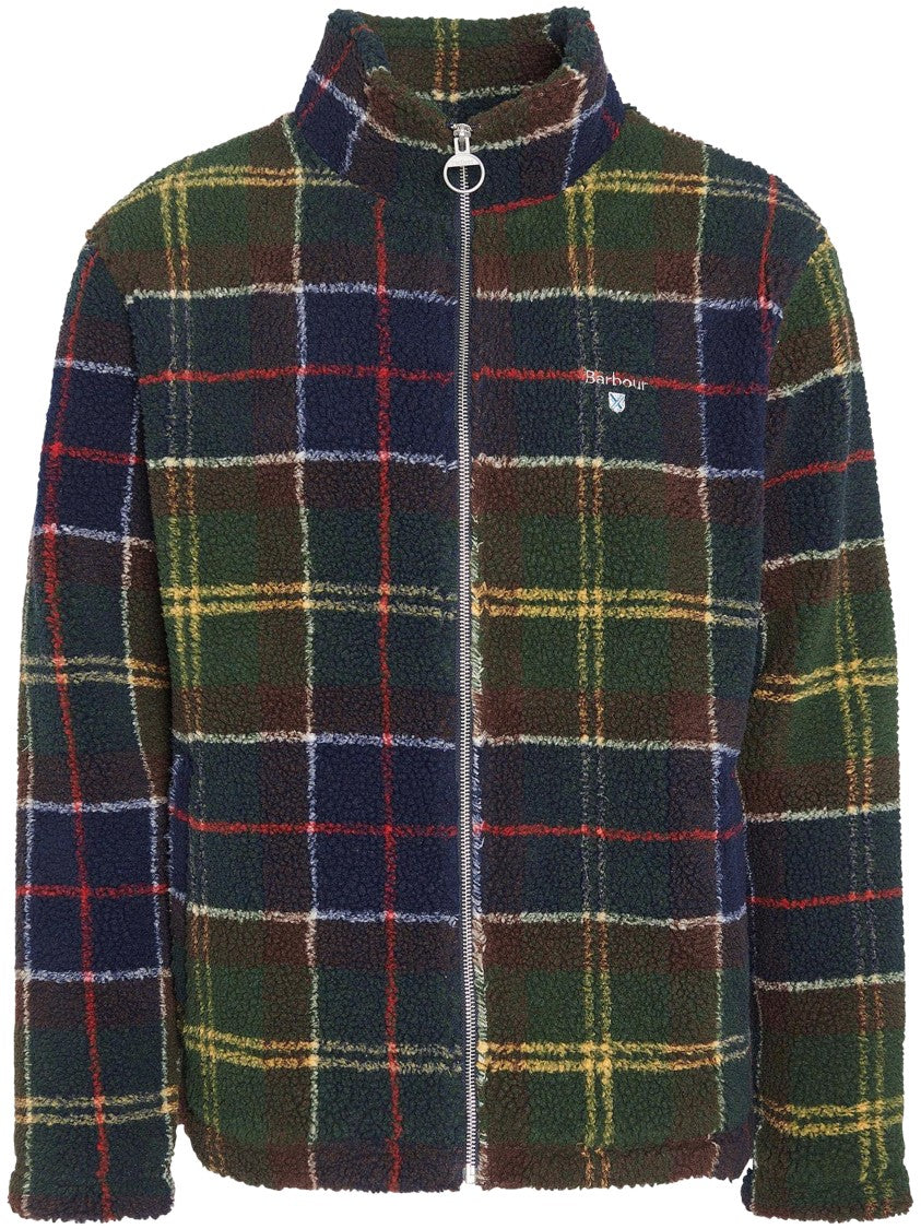 Barbour Tartan Plaid Zip-Up Jacket