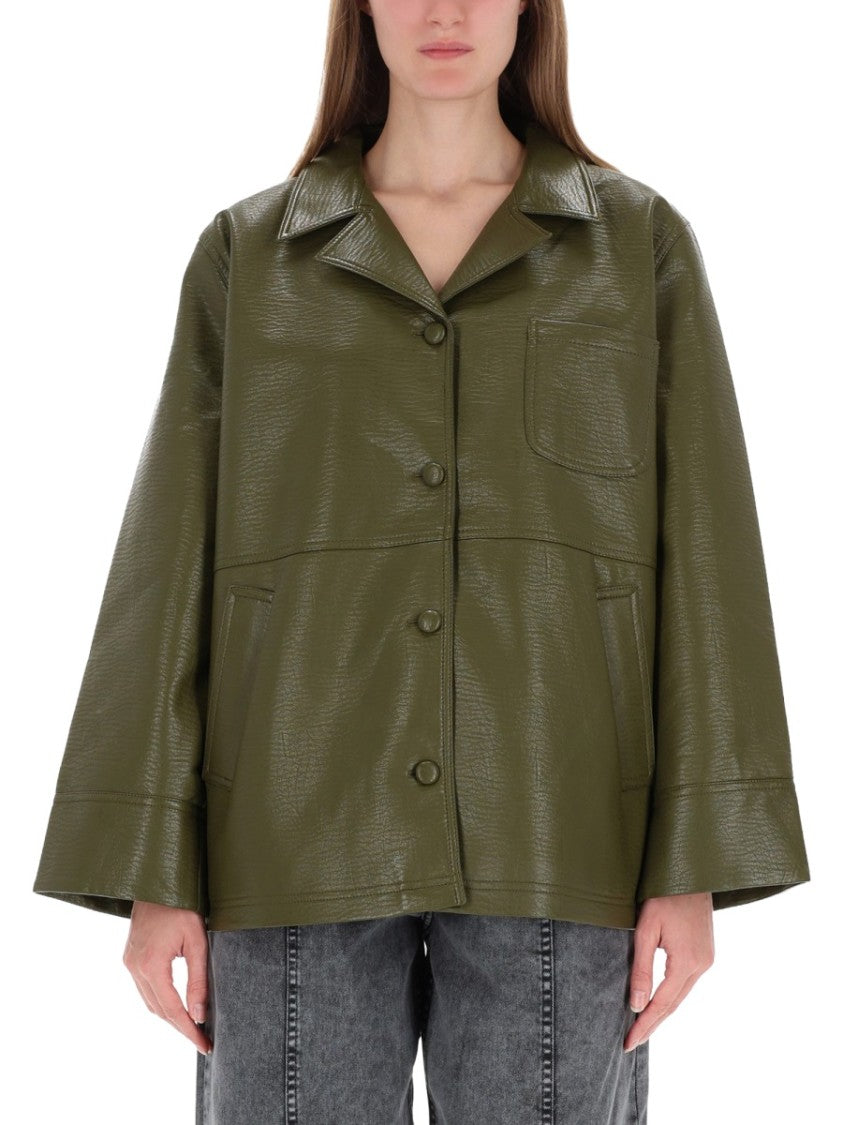 Baum Und Pferdgarten Beah Boxy Green Jacket