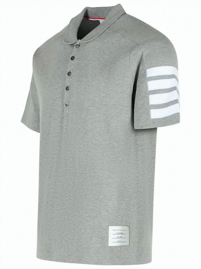 Thom Browne Cotton Short Sleeve Polo Shirt