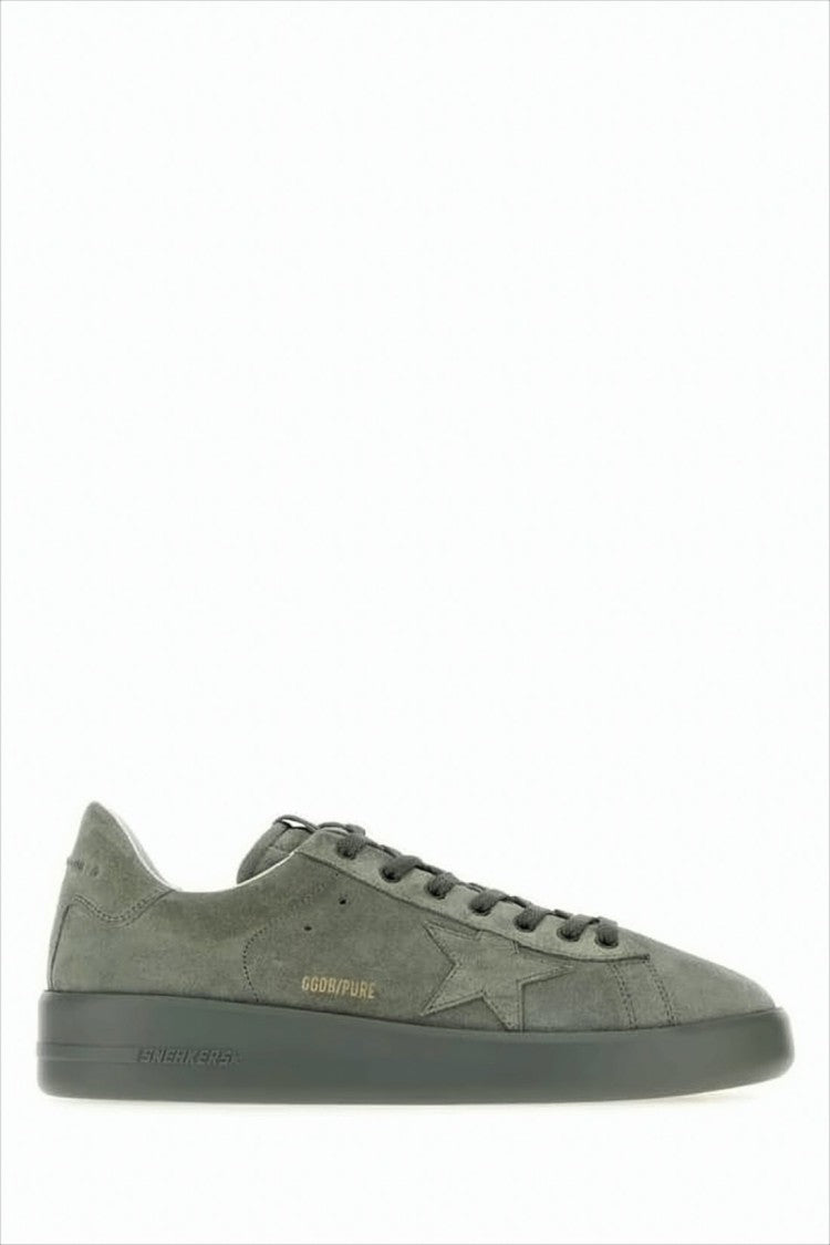 Golden Goose Low-Top Suede Sneakers With Rubber Sole